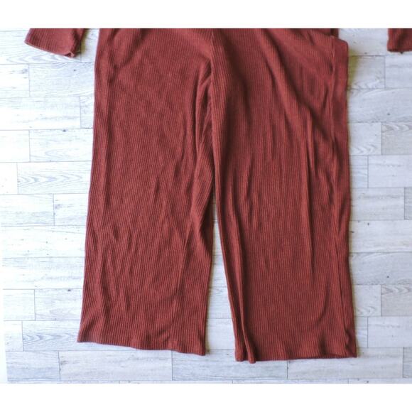 Old Navy Side-Tie Rib-Knit Jumpsuit for Girls Pumpkin Size XL 14/16 - Picture 4 of 4